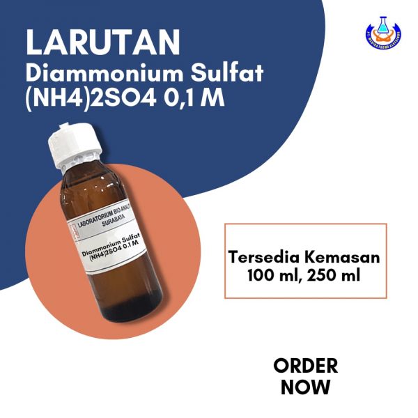 DIAMMONIUM SULFAT (NH4)2SO4 0,1 M (250 cc)