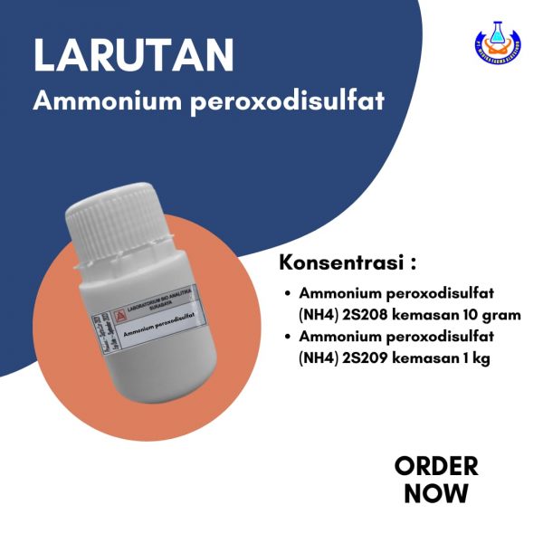 Ammonium peroxodisulfat (NH4)2S2O8 (10 gr)
