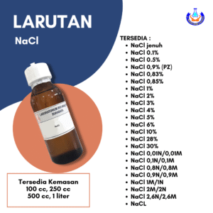 NaCl 0,1N/0,1M