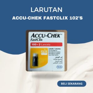 Accu Chek Fastclix 102's
