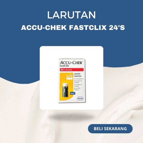 Accu Chek Fastclix 24's